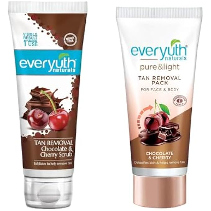 Everyuth COMBO TAN REMOVAL CHOCOCHERRY SCRUB AND TAN REMOVAL PACK - Image 1